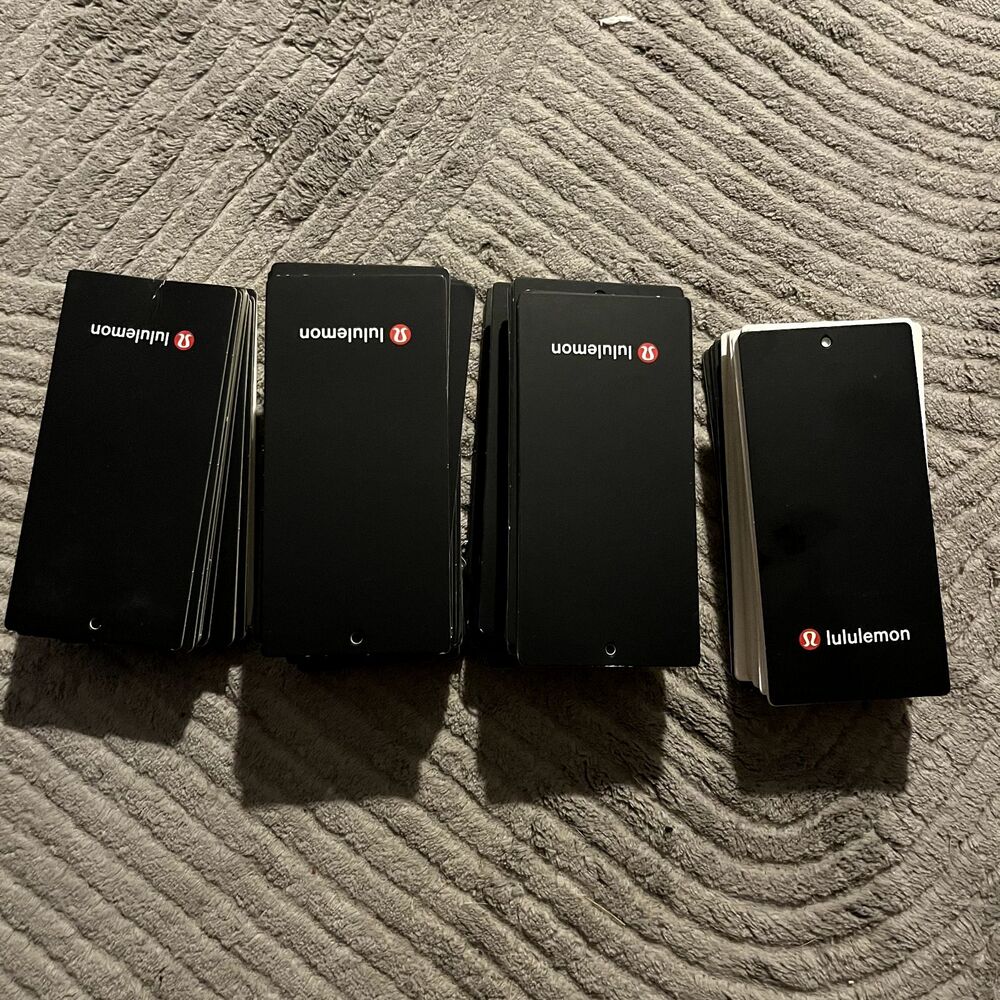 Lululemon Tags ( JUST TAGS) a lot of 40 Lululemon Size Tags Lululemon Hangtags